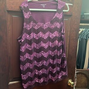 Coldwater Creek sequin top